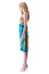 Vivian "Green Dream" Silk Scarf Dress